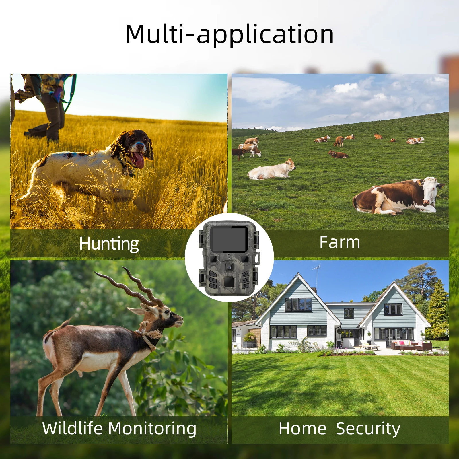 Mini Trail Hunting Camera 24MP 1080P 0.5s Motion Trigger Night Vision Waterproof Wildlife Photo Trap Scouting Cam