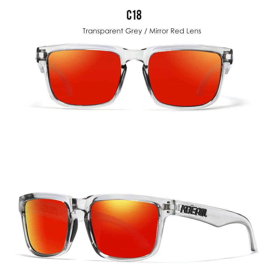 2026 KDEAM Brand Square Men Polarized Sunglasses Male Sports Photochromic Sun Glasses For Driving Fishing Fashion Women Shades