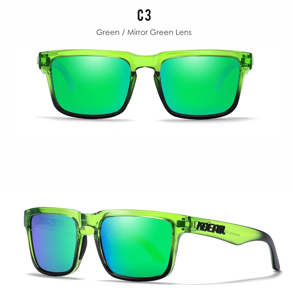 2026 KDEAM Brand Square Men Polarized Sunglasses Male Sports Photochromic Sun Glasses For Driving Fishing Fashion Women Shades