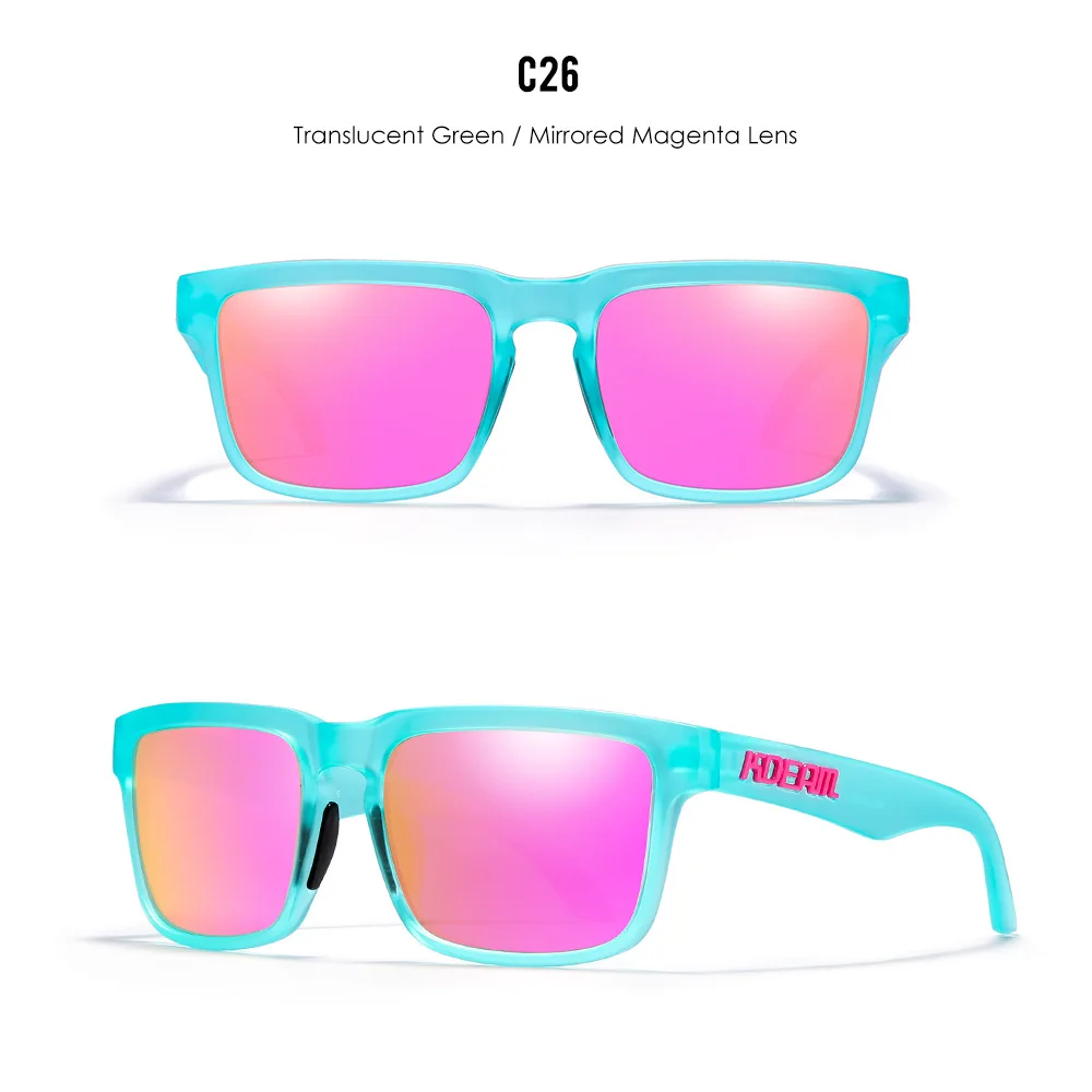 2026 KDEAM Brand Square Men Polarized Sunglasses Male Sports Photochromic Sun Glasses For Driving Fishing Fashion Women Shades