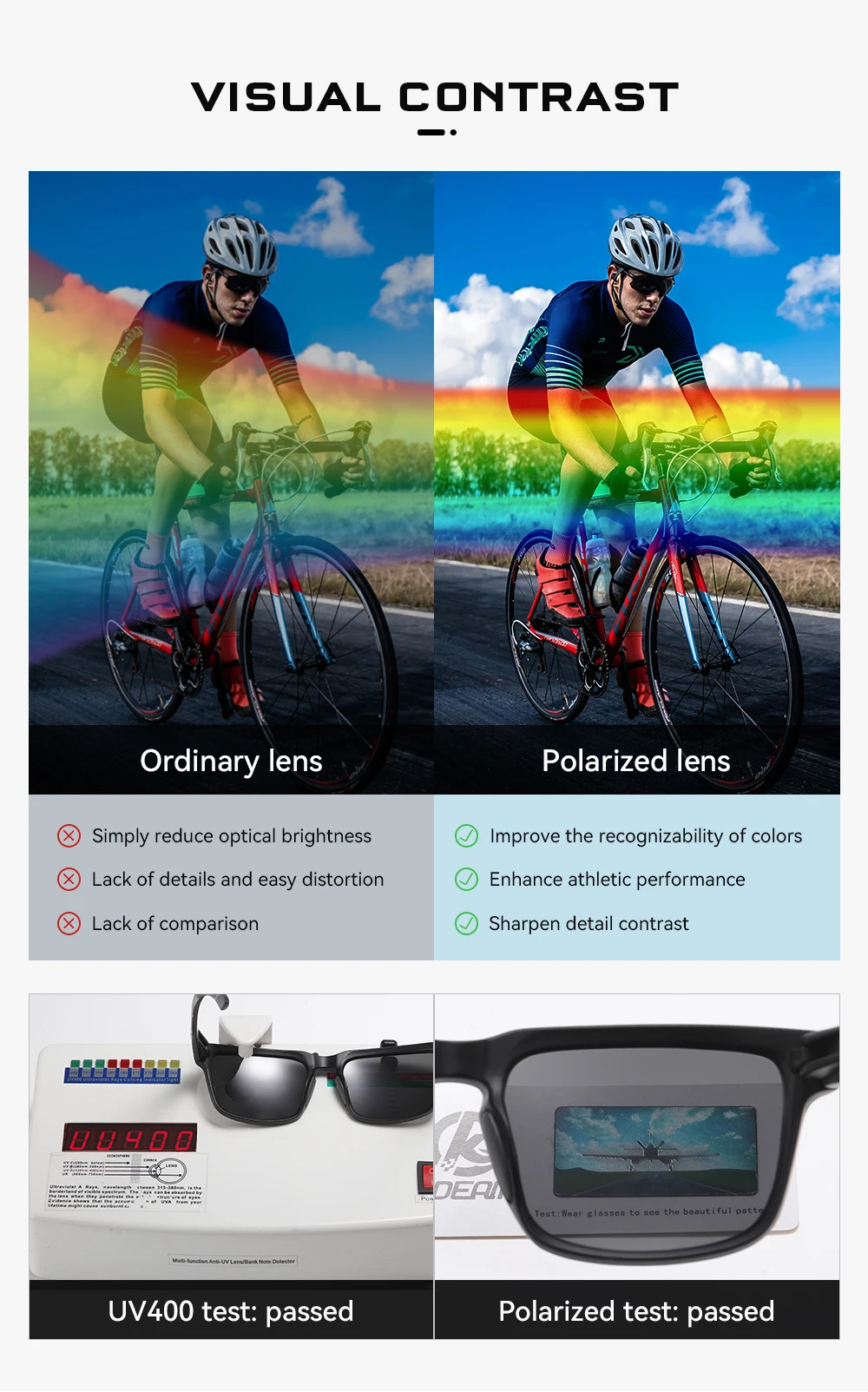 2026 KDEAM Brand Square Men Polarized Sunglasses Male Sports Photochromic Sun Glasses For Driving Fishing Fashion Women Shades