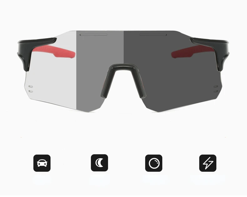 New Photochromic Sunglasses Men Road Mountain Bicycle Polarized Cycling Glasses UV400 Bike Goggles Women Sports Running Eyewear