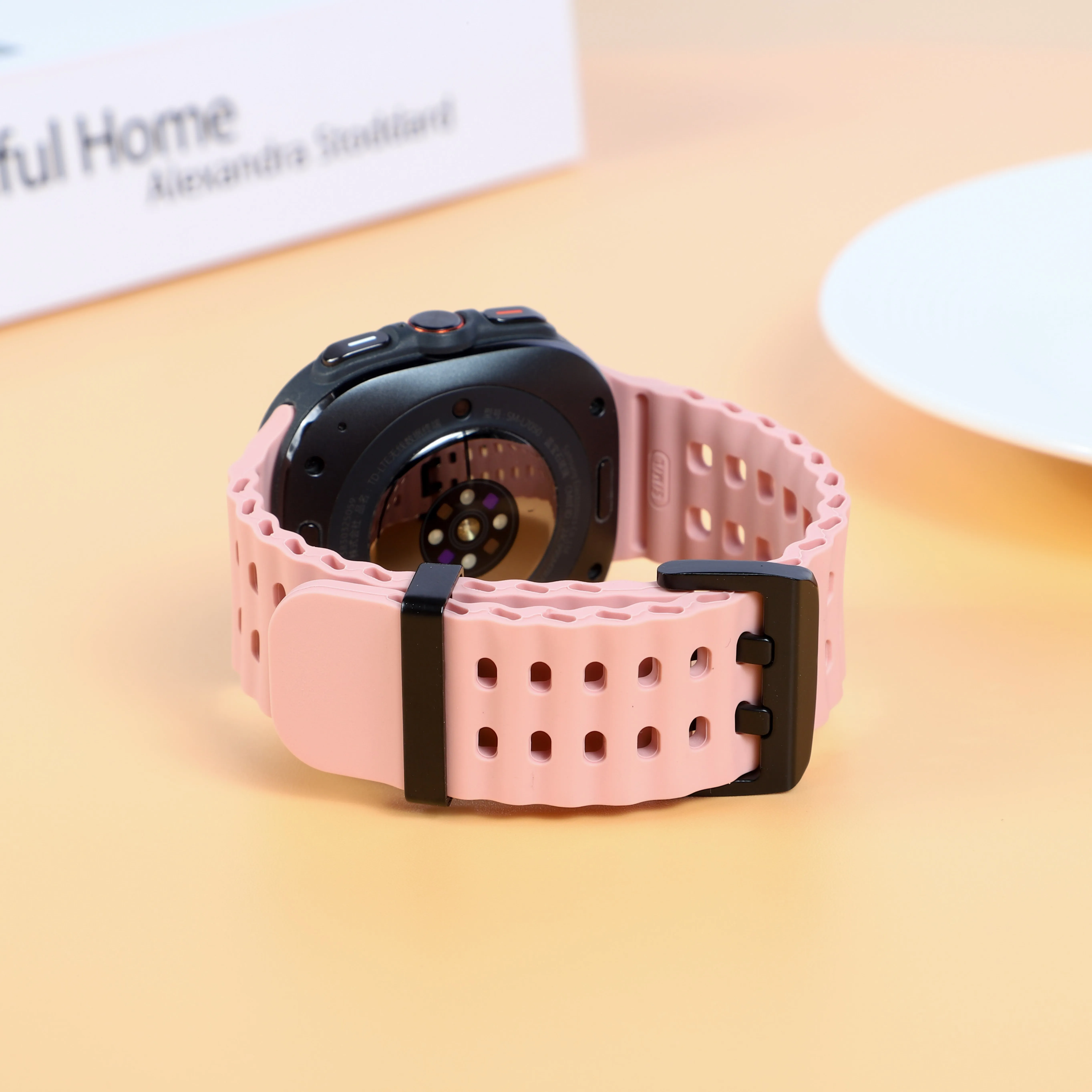 Marine Band For Samsung Galaxy Watch Ultra(2025) Accessories Silicone Sport Bracelet Correa Galaxy Watch Ultra2 Ultra 47mm Strap