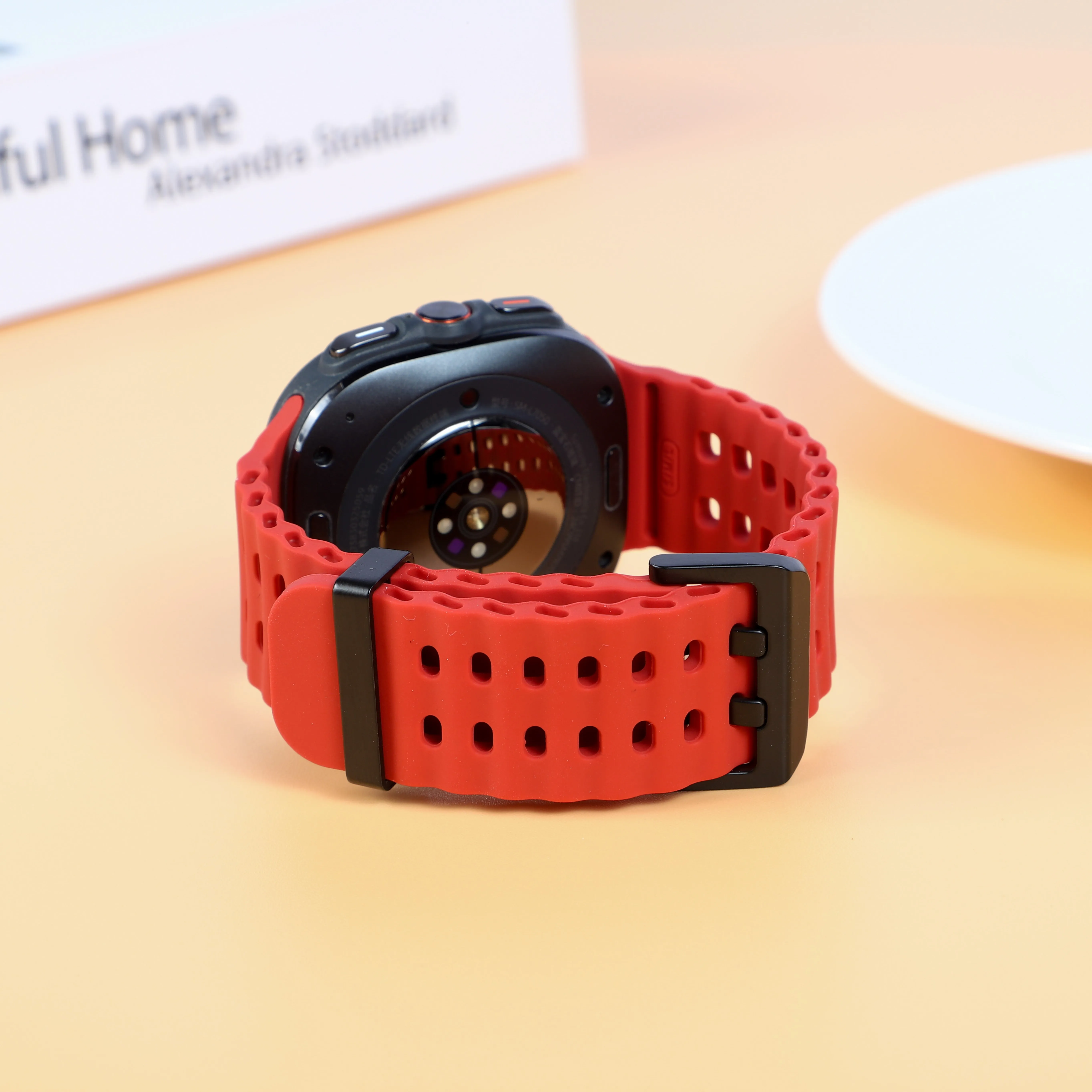 Marine Band For Samsung Galaxy Watch Ultra(2025) Accessories Silicone Sport Bracelet Correa Galaxy Watch Ultra2 Ultra 47mm Strap