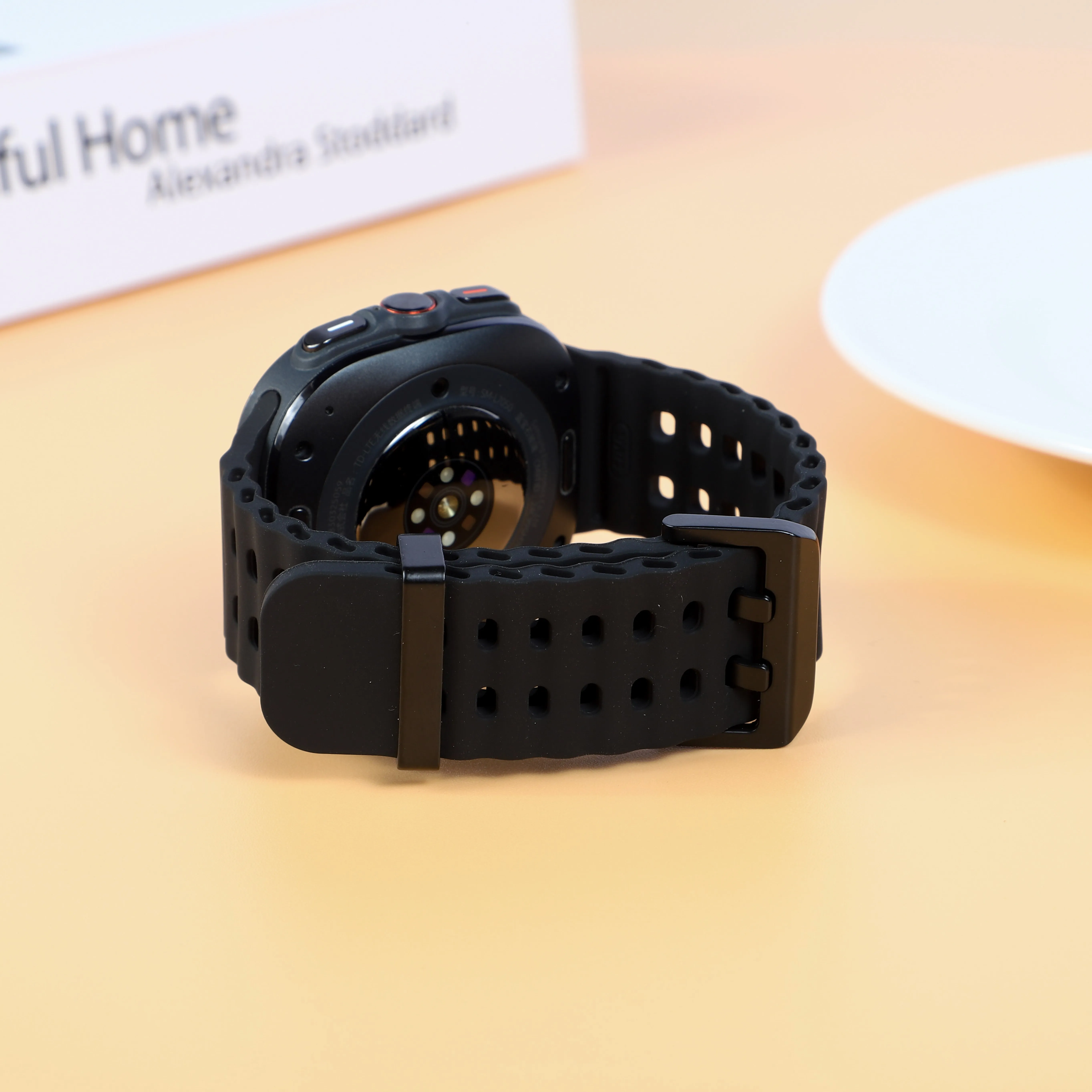 Marine Band For Samsung Galaxy Watch Ultra(2025) Accessories Silicone Sport Bracelet Correa Galaxy Watch Ultra2 Ultra 47mm Strap