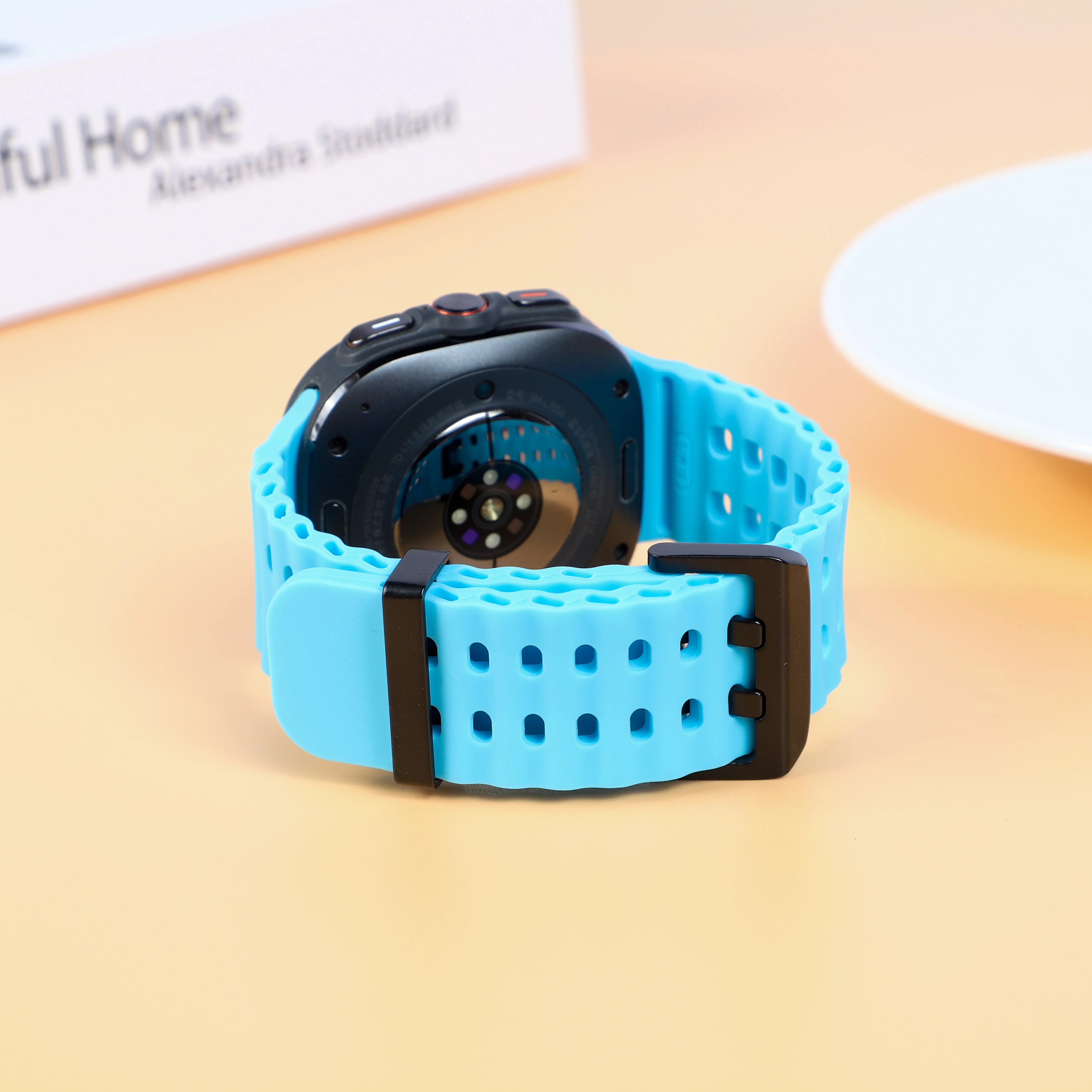 Marine Band For Samsung Galaxy Watch Ultra(2025) Accessories Silicone Sport Bracelet Correa Galaxy Watch Ultra2 Ultra 47mm Strap