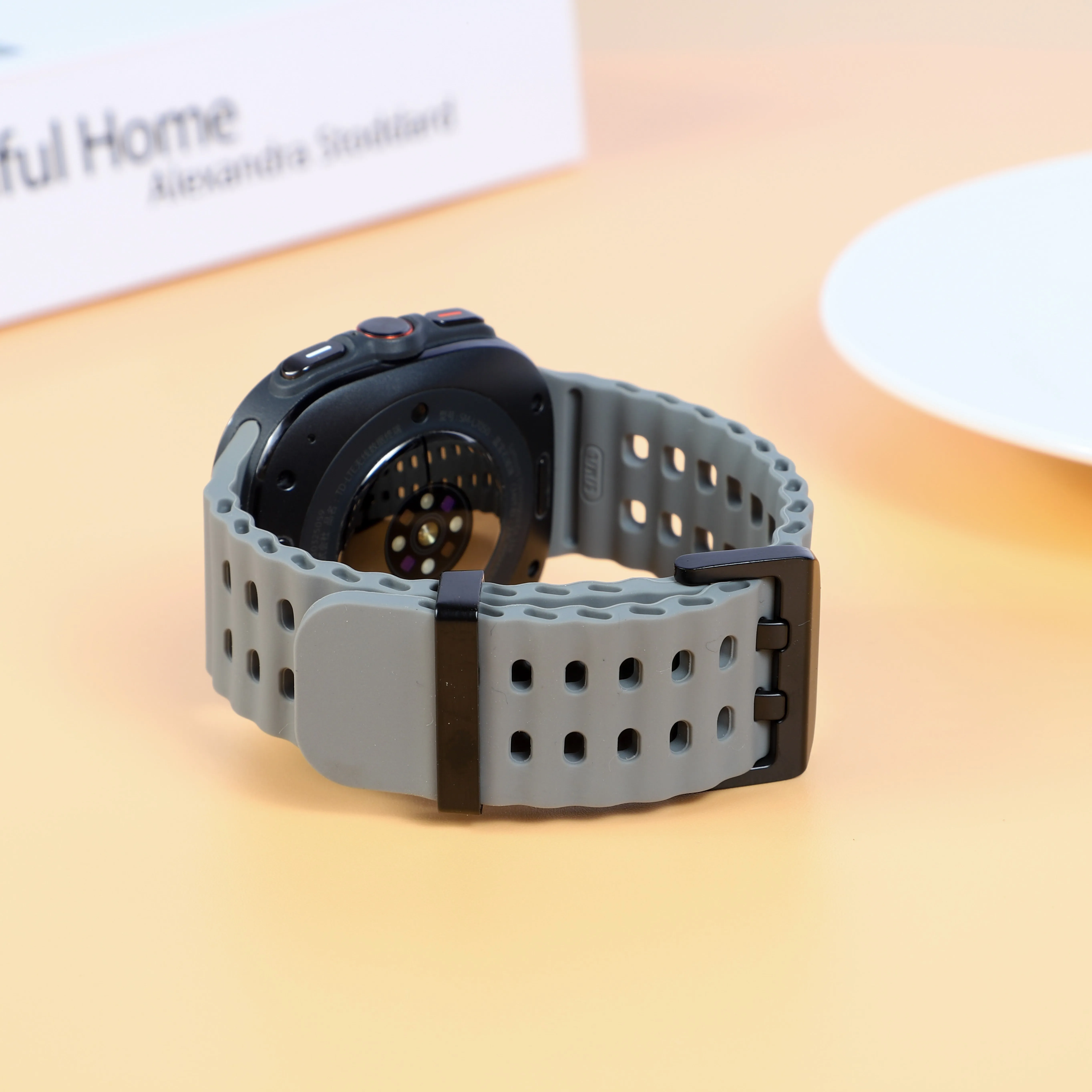 Marine Band For Samsung Galaxy Watch Ultra(2025) Accessories Silicone Sport Bracelet Correa Galaxy Watch Ultra2 Ultra 47mm Strap