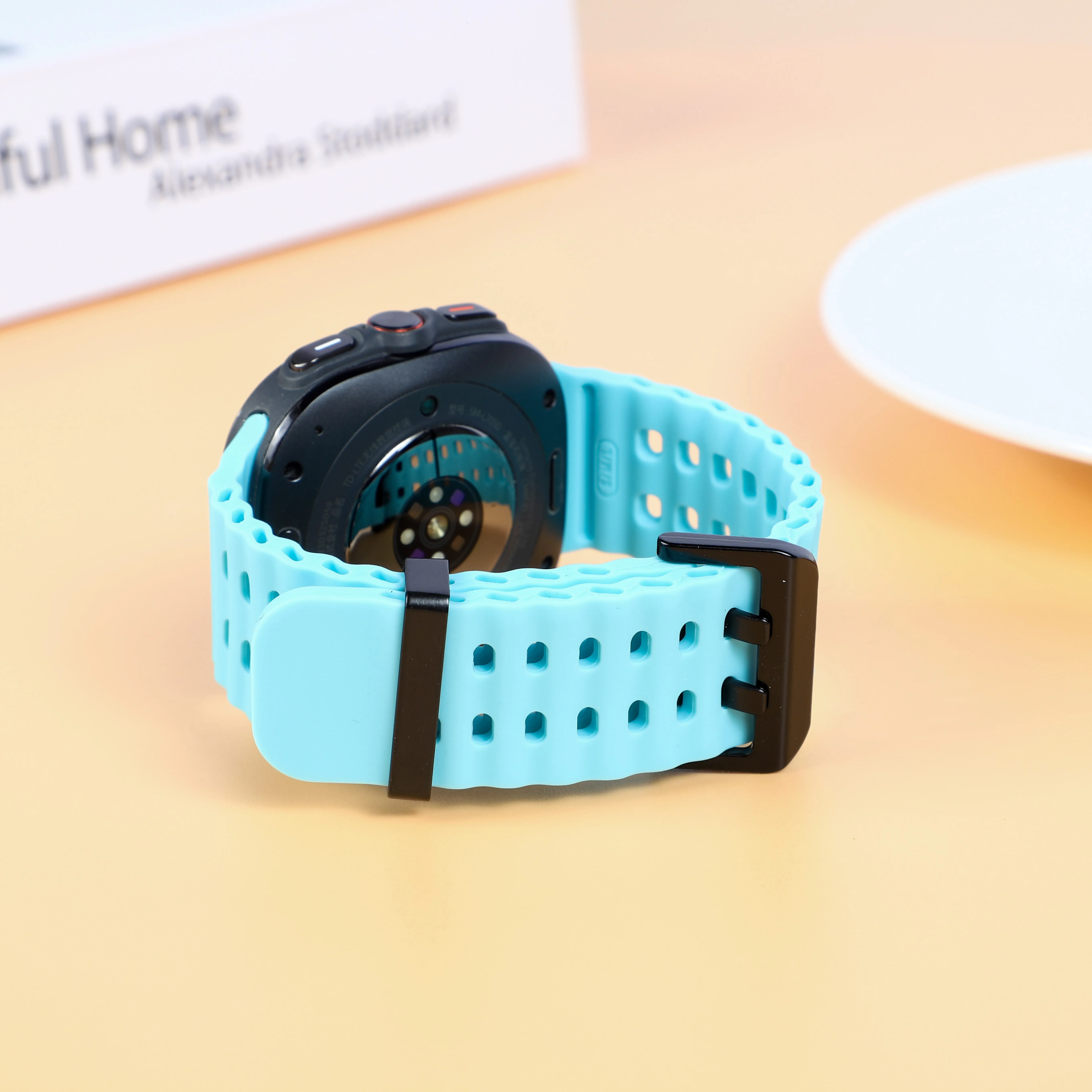 Marine Band For Samsung Galaxy Watch Ultra(2025) Accessories Silicone Sport Bracelet Correa Galaxy Watch Ultra2 Ultra 47mm Strap