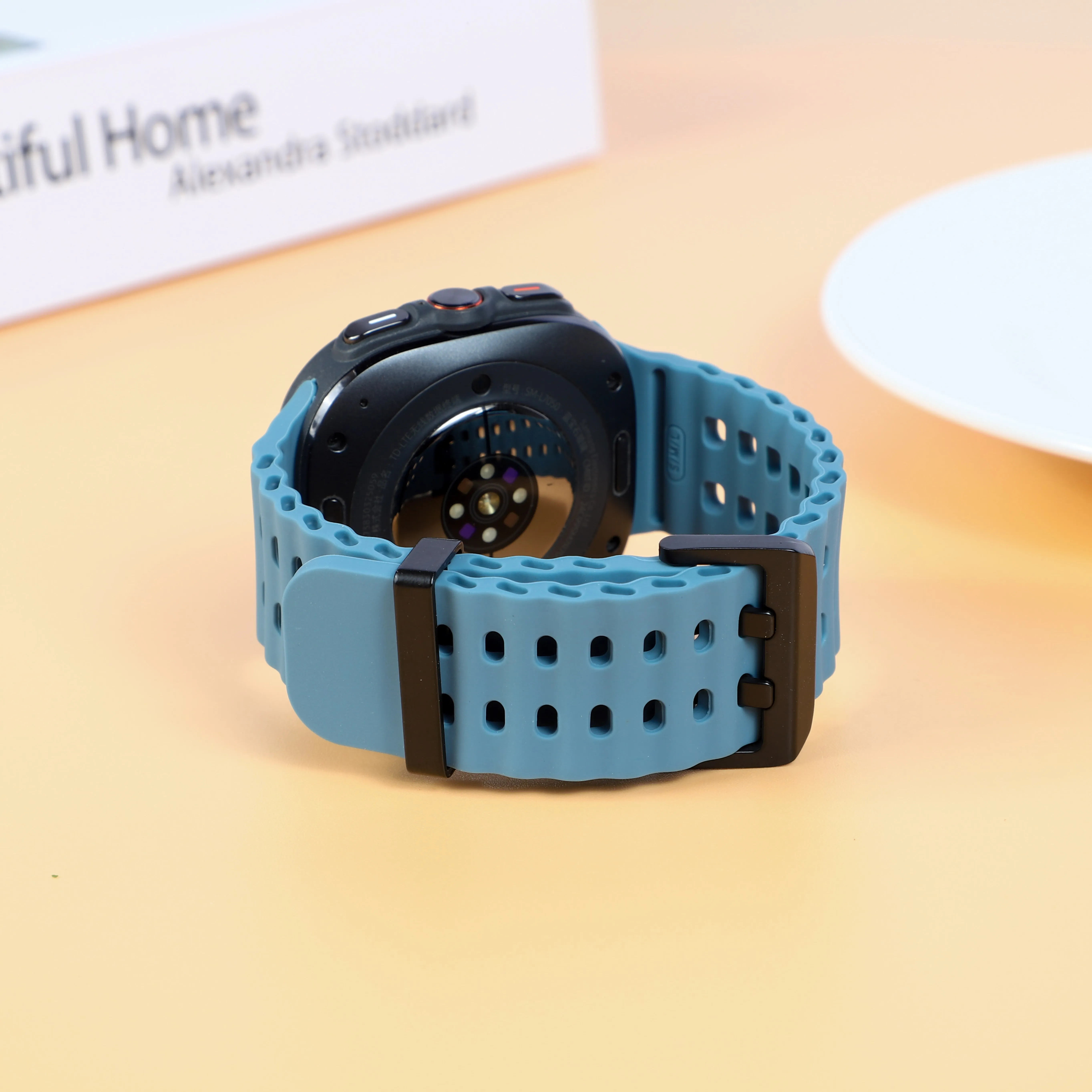 Marine Band For Samsung Galaxy Watch Ultra(2025) Accessories Silicone Sport Bracelet Correa Galaxy Watch Ultra2 Ultra 47mm Strap