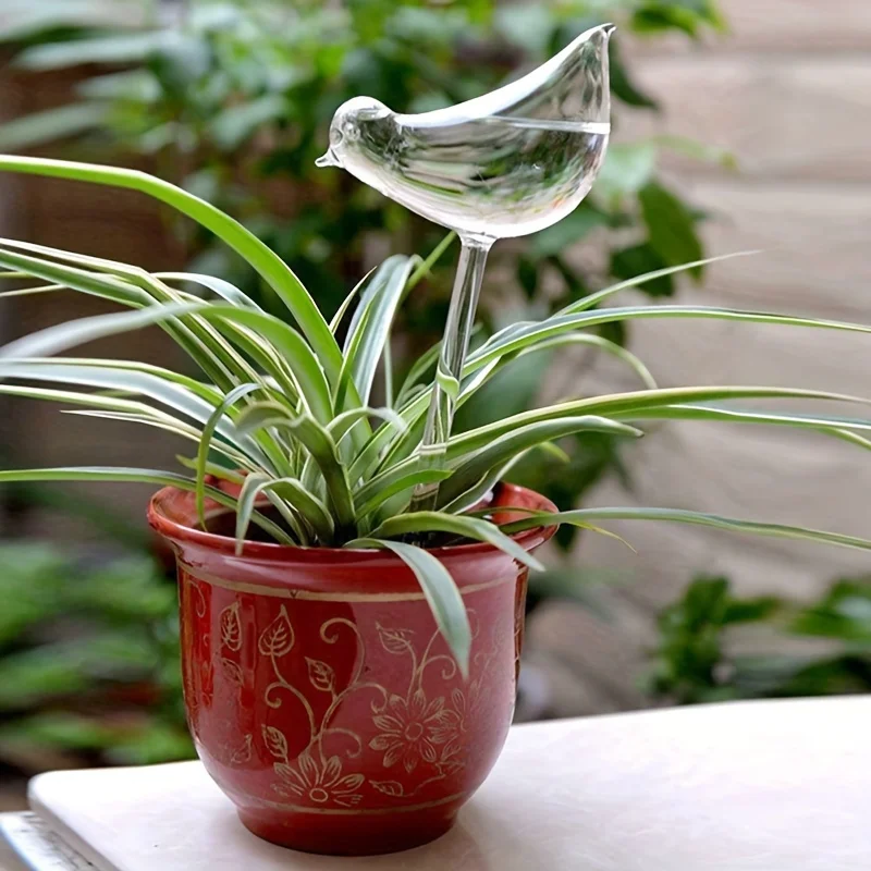 Imitation Glass Plastic Bird Automatic Water Dispenser Lazy Water Dispenser Travel Dripping Machine Lazy Water Dispenser Circula