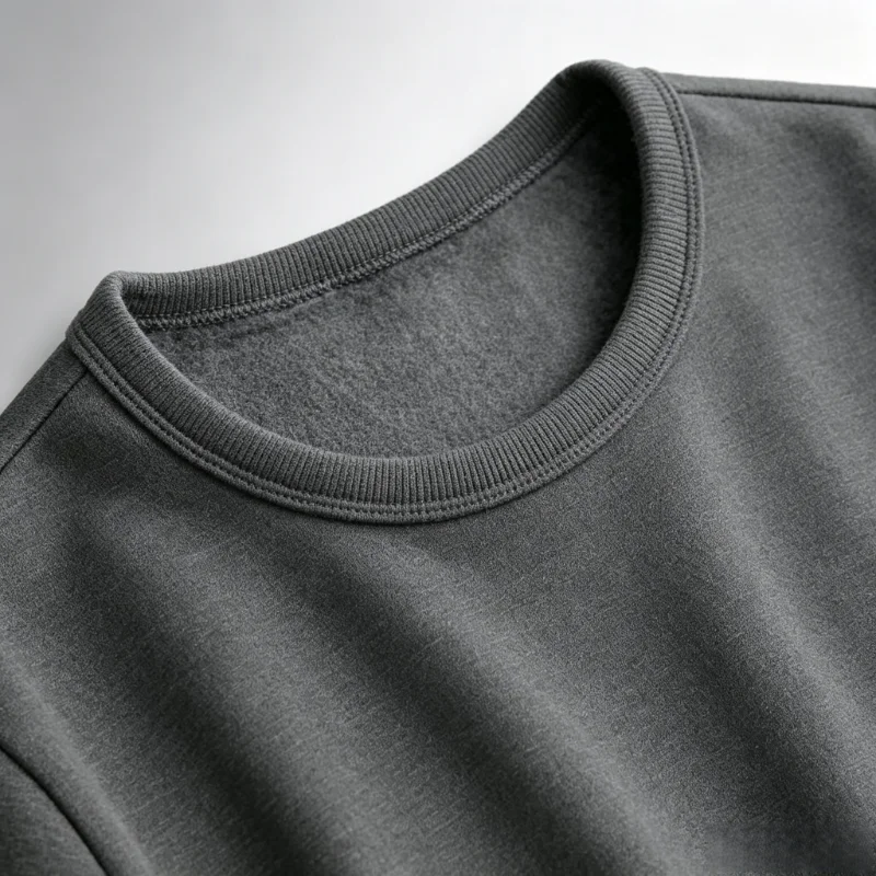 CHUANGERM Men'S Round Neck Fashion Long‑Sleeved Thermal Underwer 2026 Winter Male Warm Tops