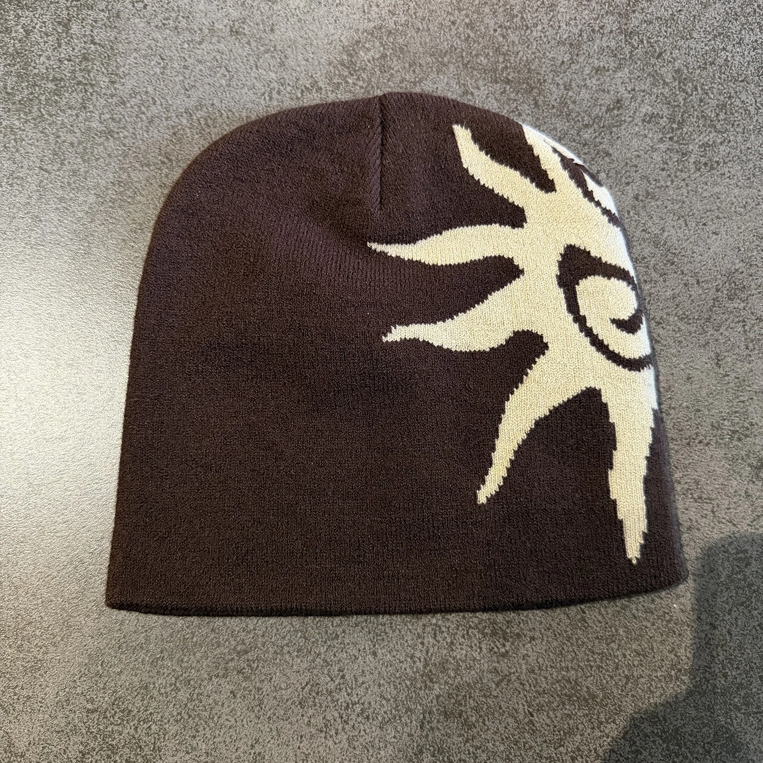 Fashion American Style High Quality Streetwear Graphic Print Beanie Winter Keep Warm Skullcap 100%Cotton Beanie Unisex