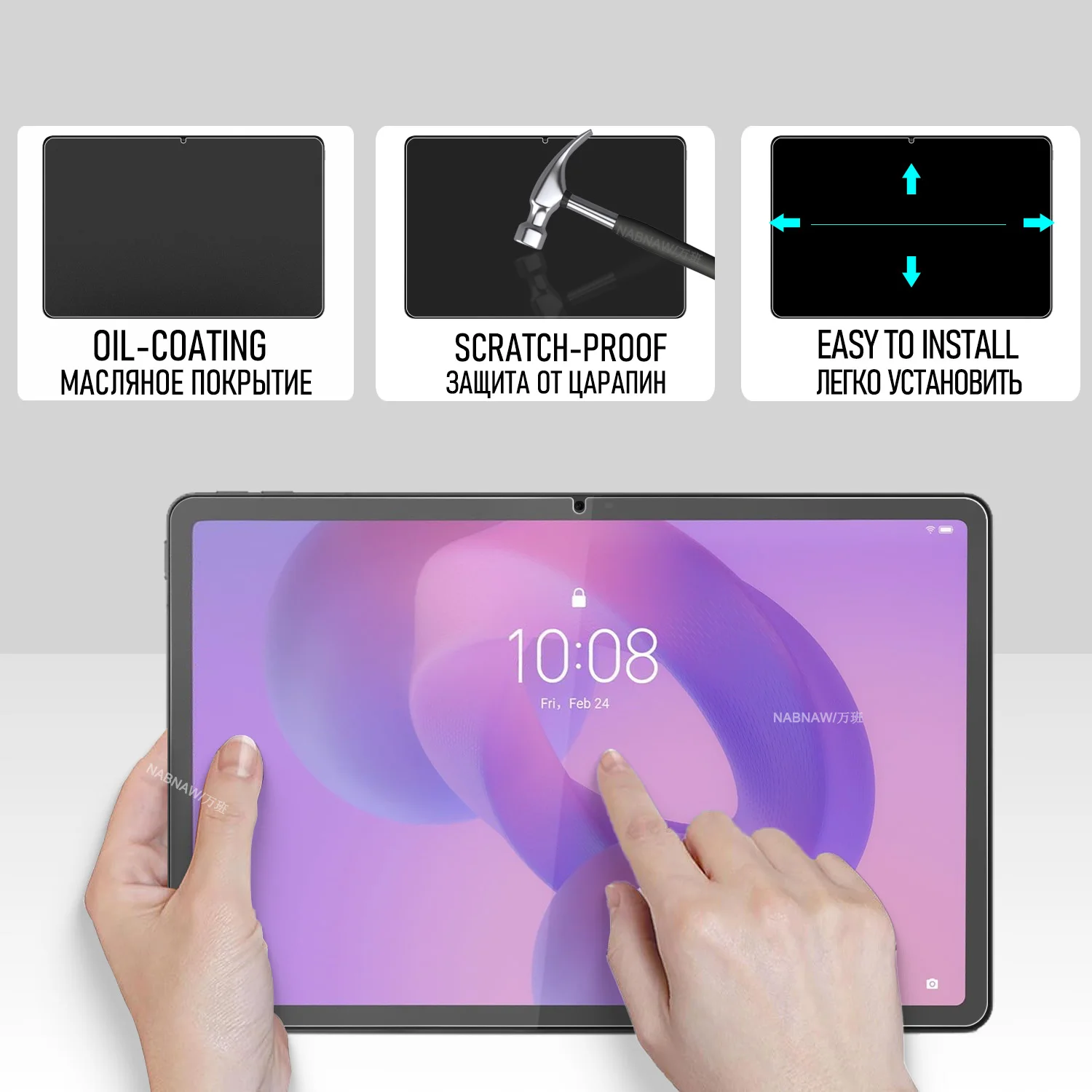 For Lenovo Tab K11 Gen 2 Tempered Glass Screen Protector For Lenovo Idea Tab Tablet 11" Film Guard Anti Scratch HD 2-Pack