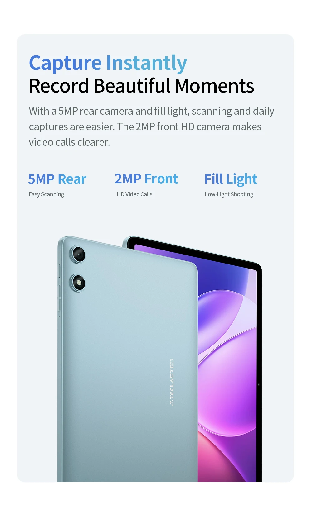 Teclast P35 10.1“ Tablet Android 16 16GB+32GB Lightweight 6000mAh Battery Tablets TDDI Full Lamination with Case Keyboard Stylus Gaming Tablet
