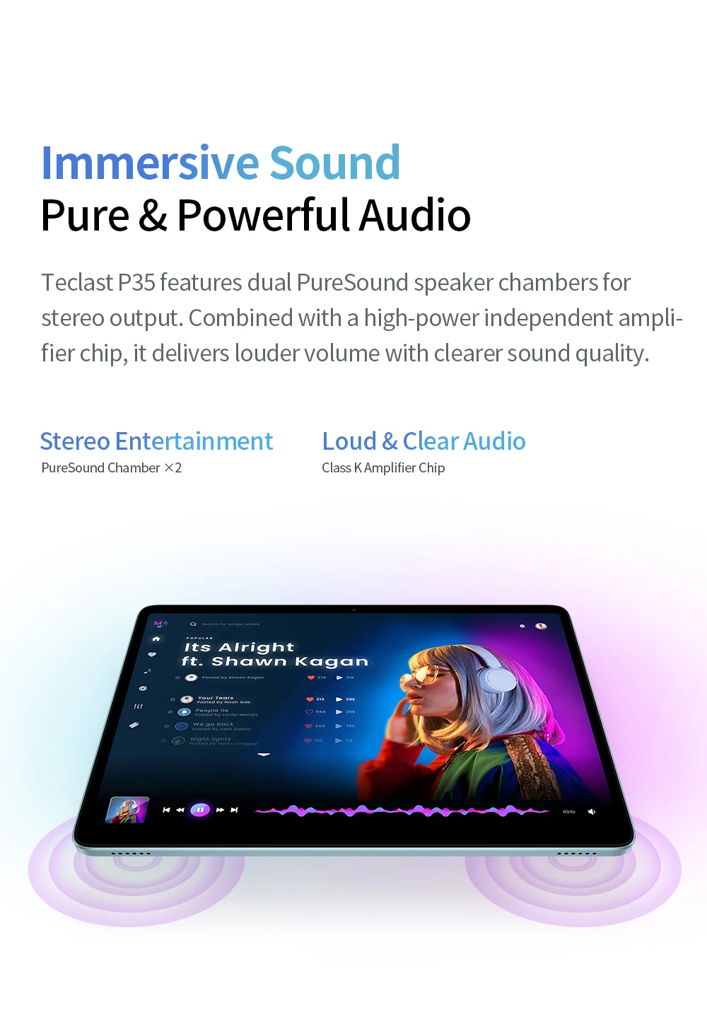 Teclast P35 10.1“ Tablet Android 16 16GB+32GB Lightweight 6000mAh Battery Tablets TDDI Full Lamination with Case Keyboard Stylus Gaming Tablet