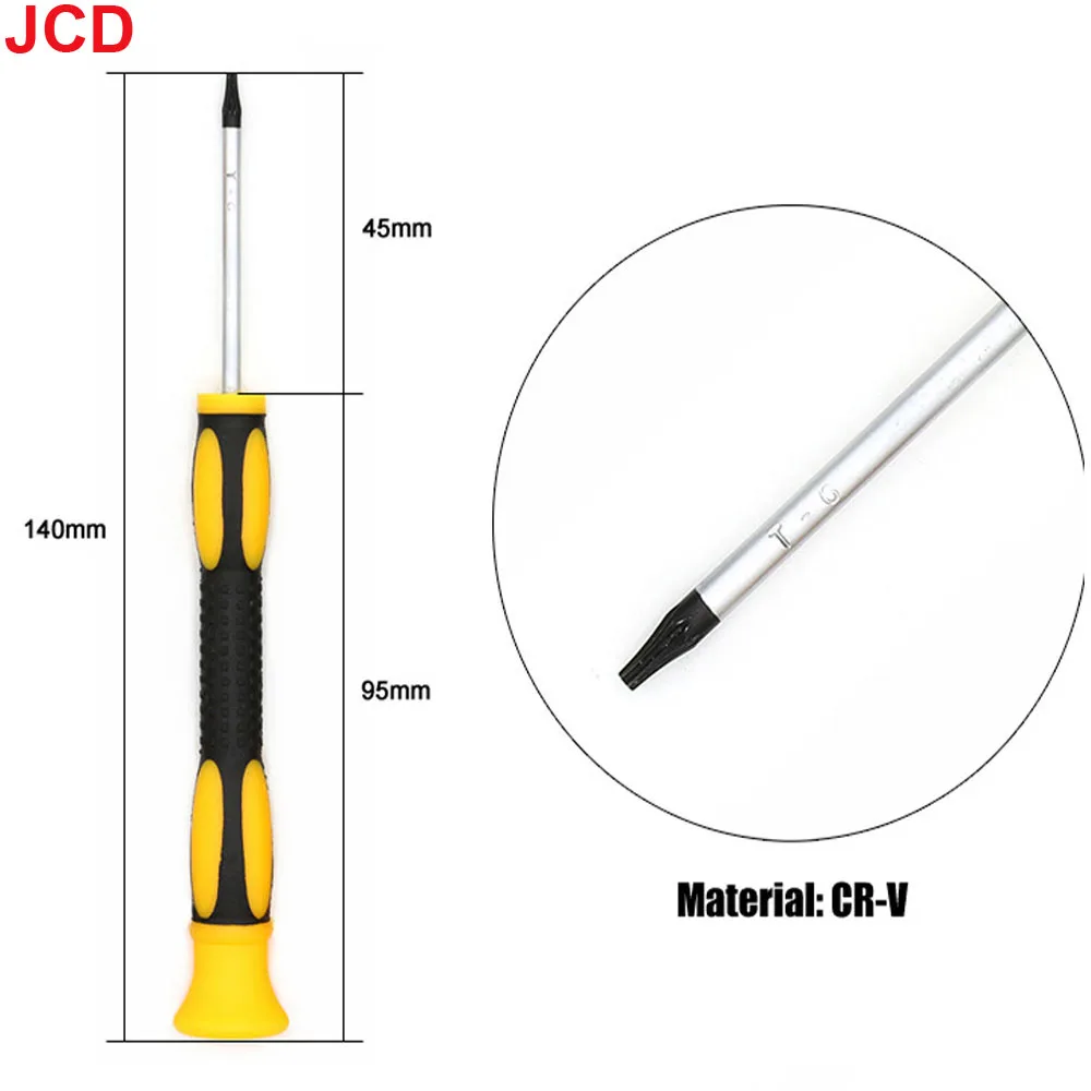 JCD 7pcs/Set Opening Tools Set Screwdriver Torx T8 T6 T10 For Xbox One Xbox 360 PS3 PS4 Screw Driver Repair Tool Kit