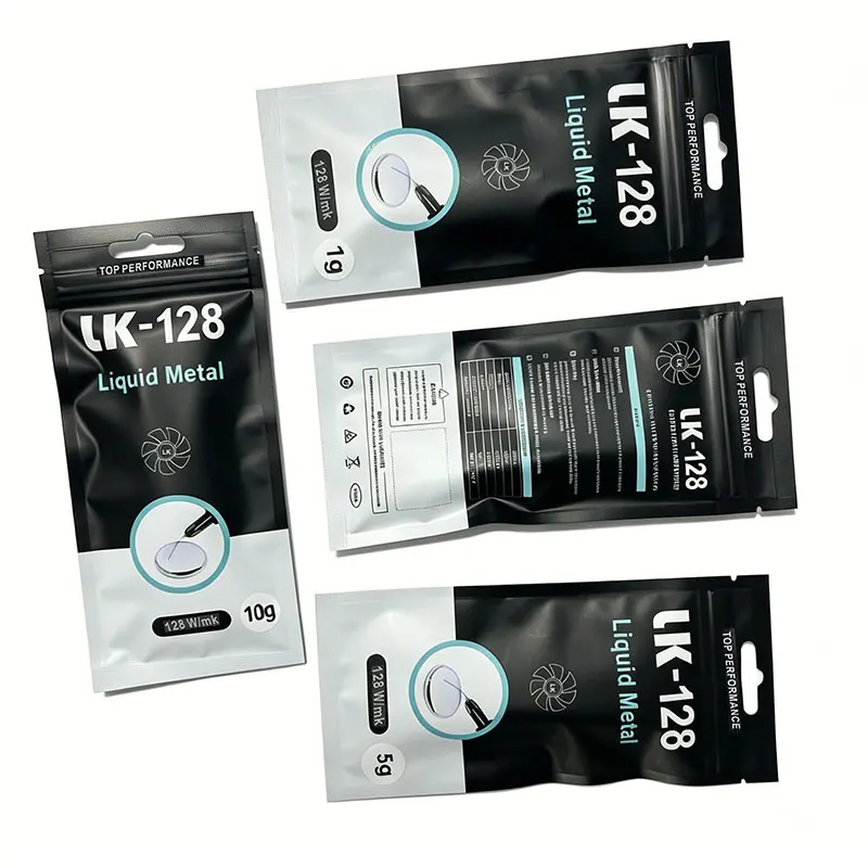 LK-128 Liquid Metal Thermal Paste High Thermal Conductivity For CPU GPU Laptop PS5 Desktop Cooling Heat Dissipation