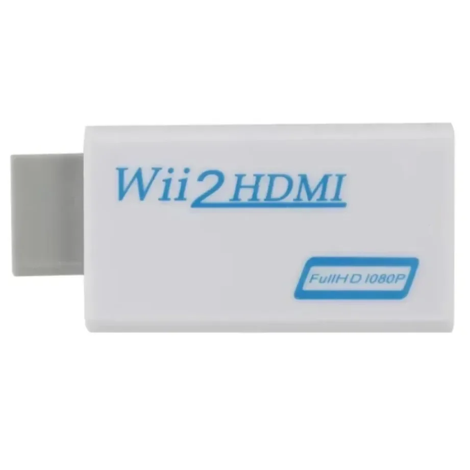 WII to HDMI-Compatible Adapter Converter Full HD 1080P 3.5mm Audio for PC HDTV Monitor Display Wii To HDMI-Compatible Adapter