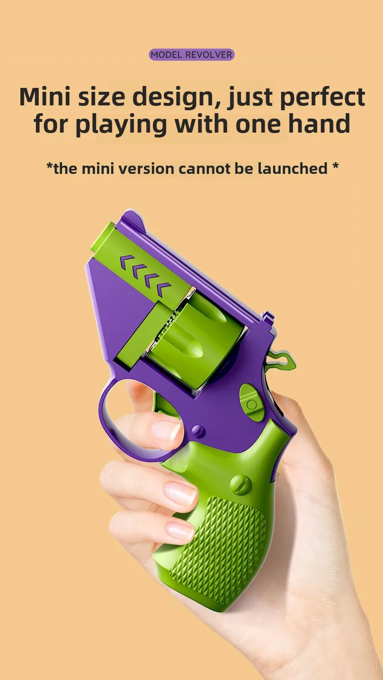 Fidget Toys 3D Printed Mini 1911 Fidget Blaster Stress Relief Toys for Adults Rotatable Design Suitable Anyone Best Gift