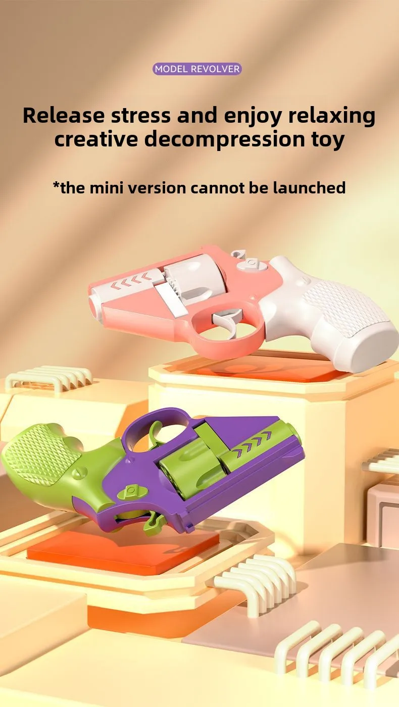 Fidget Toys 3D Printed Mini 1911 Fidget Blaster Stress Relief Toys for Adults Rotatable Design Suitable Anyone Best Gift