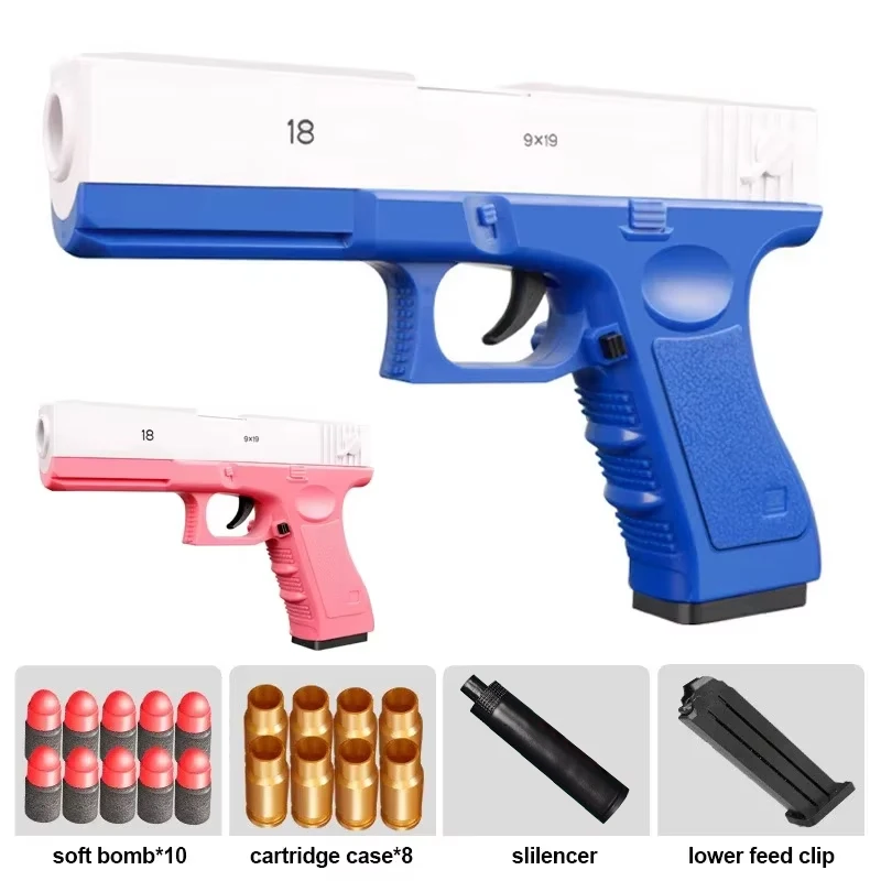 Soft Bullet Toy Gun Shell Ejection Foam Darts Pistol Desert Eagle Airsoft Gun Toy Gun Toy For Boys Girls Outdoor Games