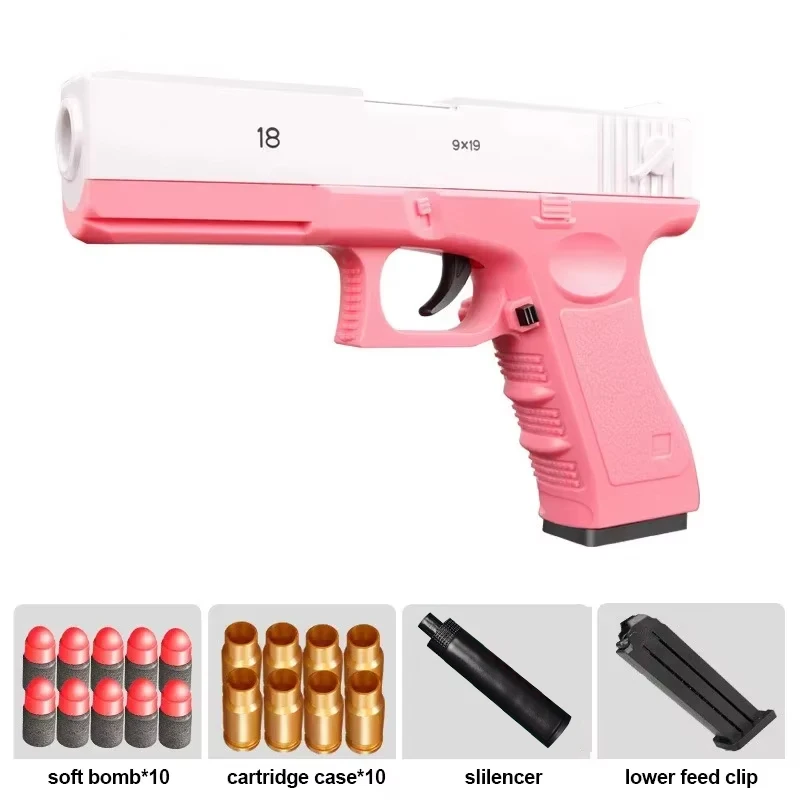 Soft Bullet Toy Gun Shell Ejection Foam Darts Pistol Desert Eagle Airsoft Gun Toy Gun Toy For Boys Girls Outdoor Games