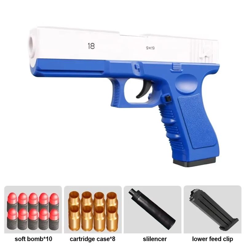 Soft Bullet Toy Gun Shell Ejection Foam Darts Pistol Desert Eagle Airsoft Gun Toy Gun Toy For Boys Girls Outdoor Games