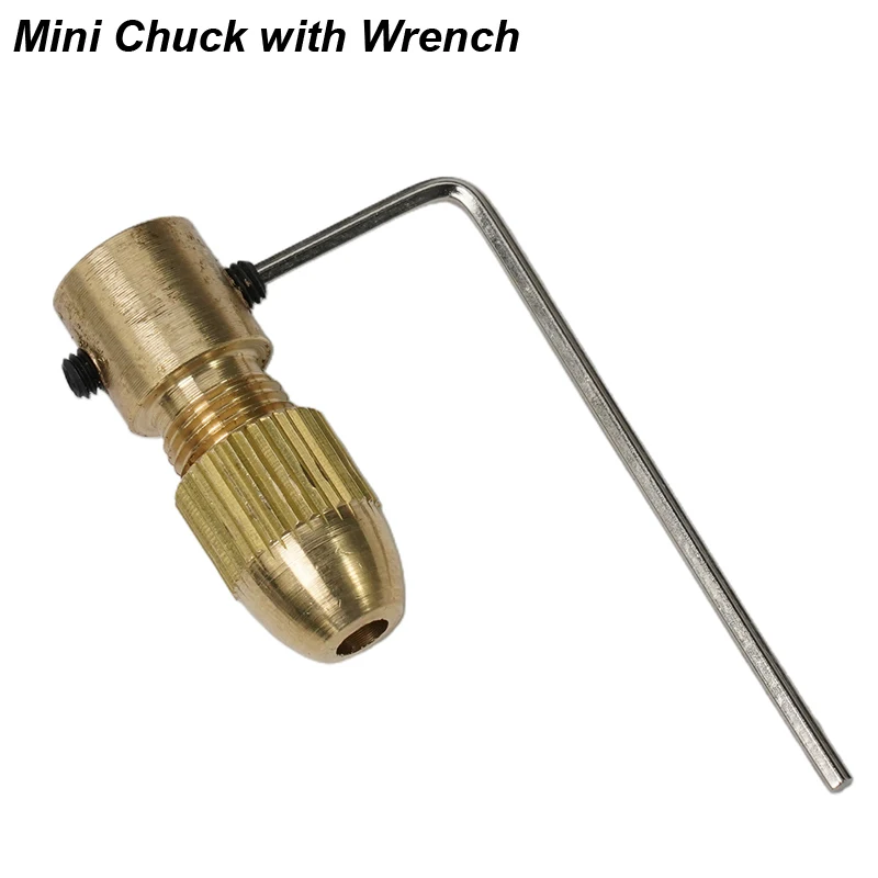 Mini Drill Chuck Collet Set For Electric Motor Shaft Fit Micro Twist Drill Brass Cartridge Rotary Tool Bit Clamping Nut Adapter