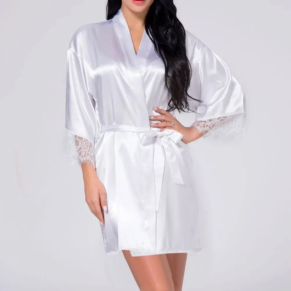 1 Piece Women's Underwear Glossy Robe Pajamas Nightgown Homewear Fashion Trend sexy
