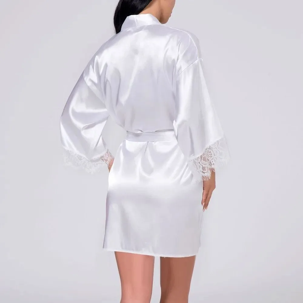 1 Piece Women's Underwear Glossy Robe Pajamas Nightgown Homewear Fashion Trend sexy