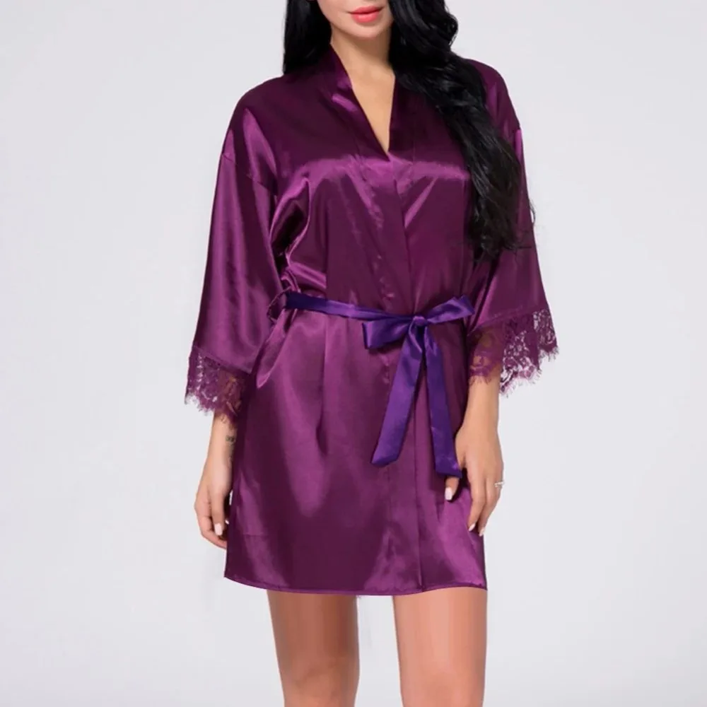 1 Piece Women's Underwear Glossy Robe Pajamas Nightgown Homewear Fashion Trend sexy