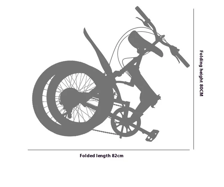 20Inch Folding Bicycle 6-Speed Double Disc Brake Geared Bicycle - Compact Travel-Friendly Bike for Easy Storage And Transport