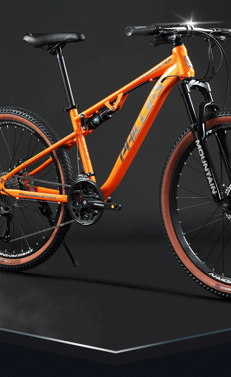 Mountain Bike Mens Adult Dual Suspension Disc Brake Gear Off Road AM Racing Bicycle Mountain Bike Road Bike Travel Bicycle