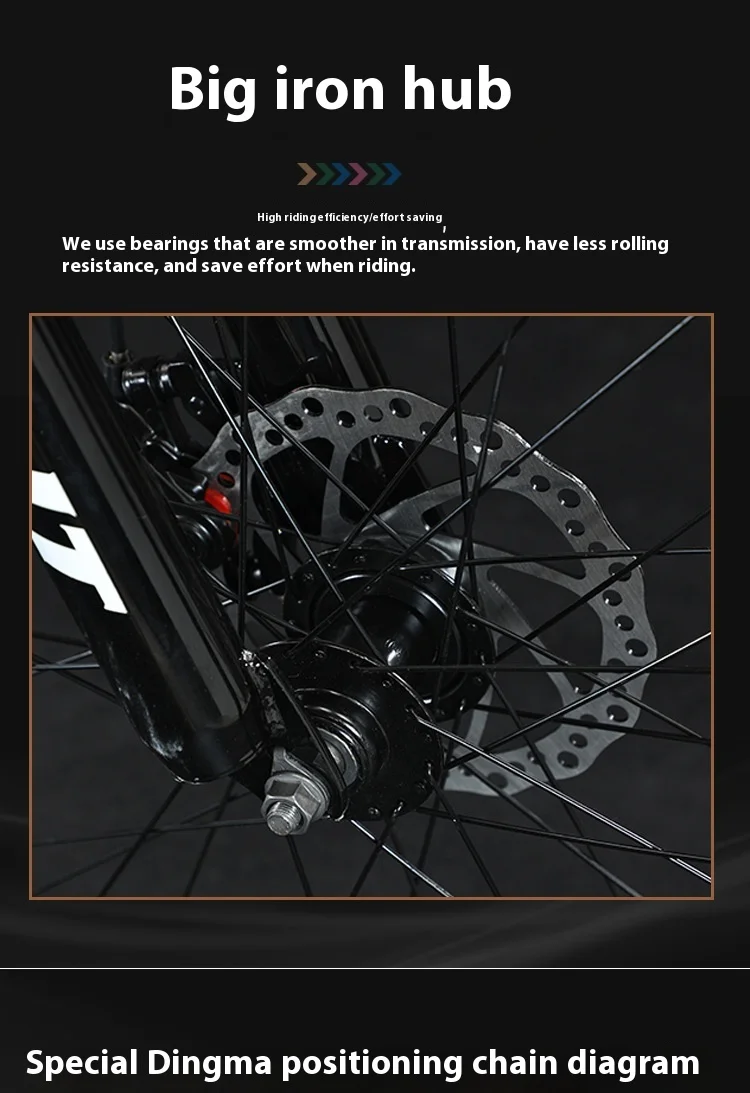 26Inch Mountain Bike Variable Speed Off-Road Mountain Bike Student Outdoor Men and Women Shock Absorber Bicycle