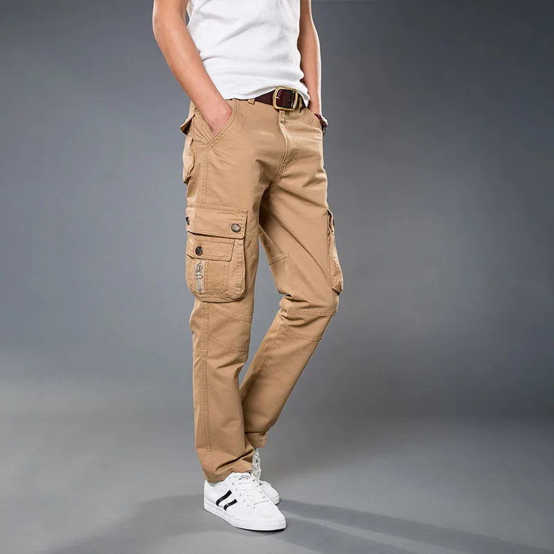 Winter Fleece Warm Tactical Pants Zip Cotton Trousers Loose Army Green Cargo Pants Men Casual Plus Thicken Tooling Pants Size 40
