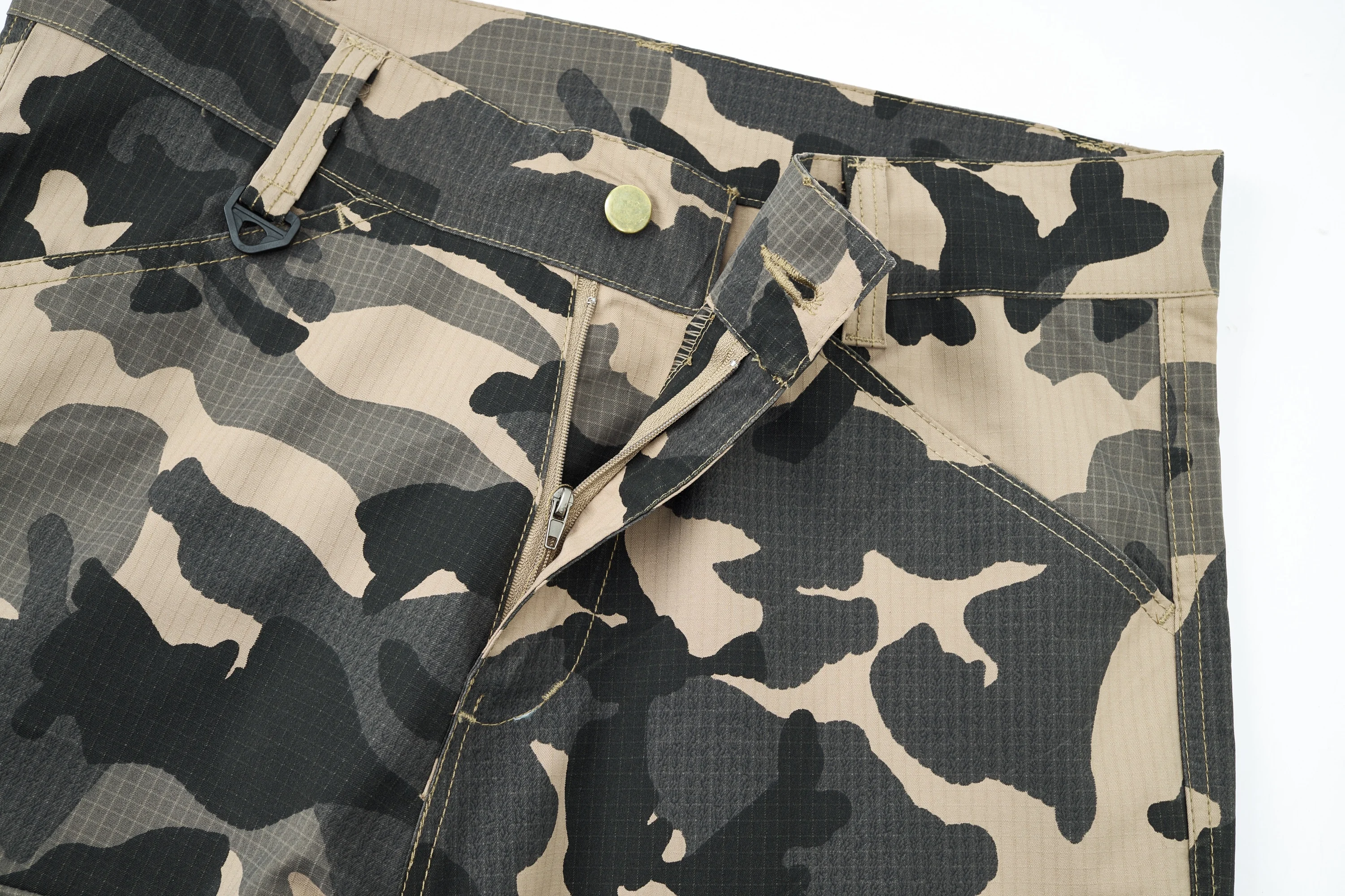 Men's Leisure Trousers, Work Pants, Multi-Pocket Pants, Camping Hiking Pants, Durable, Large Pocket Capacity, Camouflage