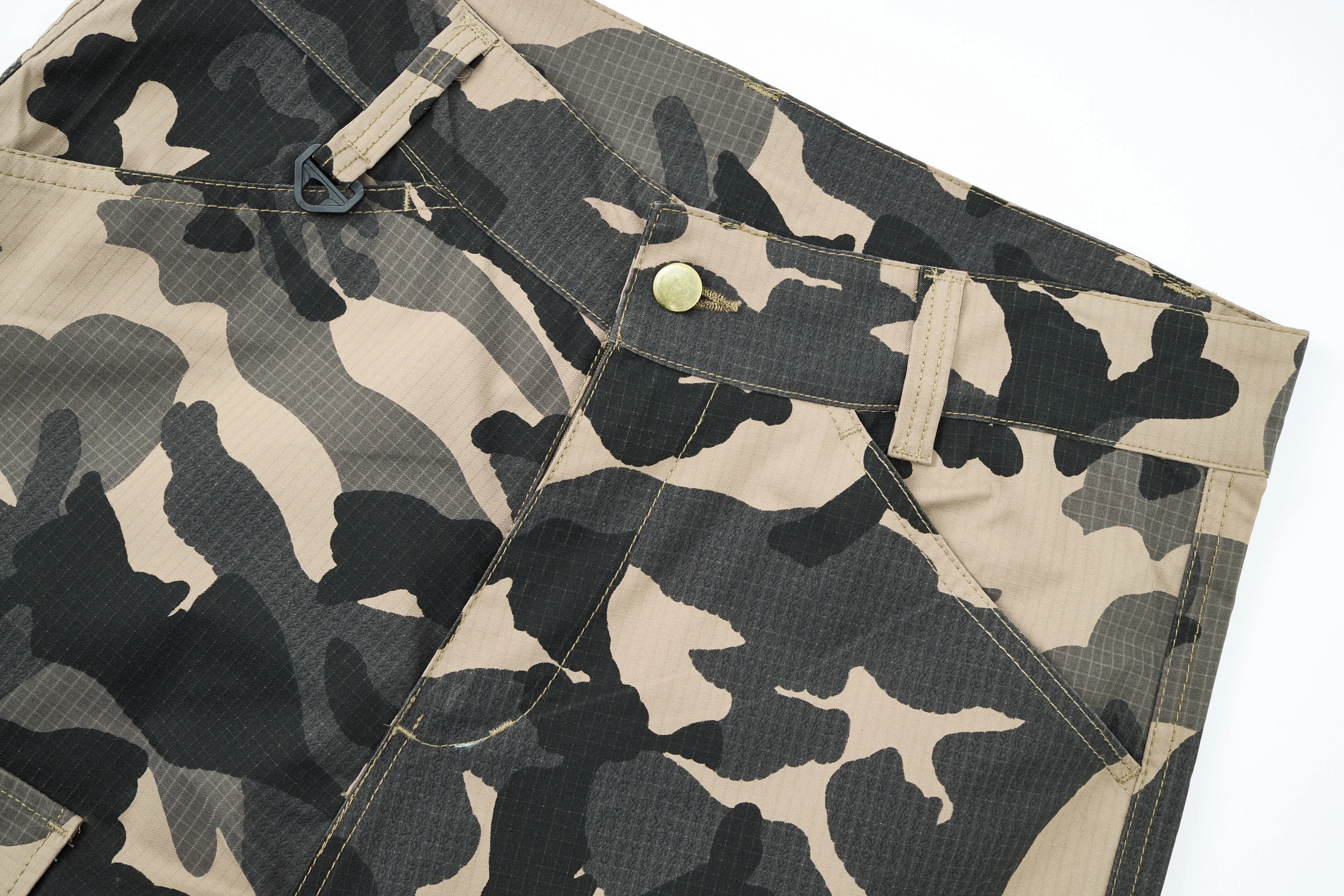 Men's Leisure Trousers, Work Pants, Multi-Pocket Pants, Camping Hiking Pants, Durable, Large Pocket Capacity, Camouflage