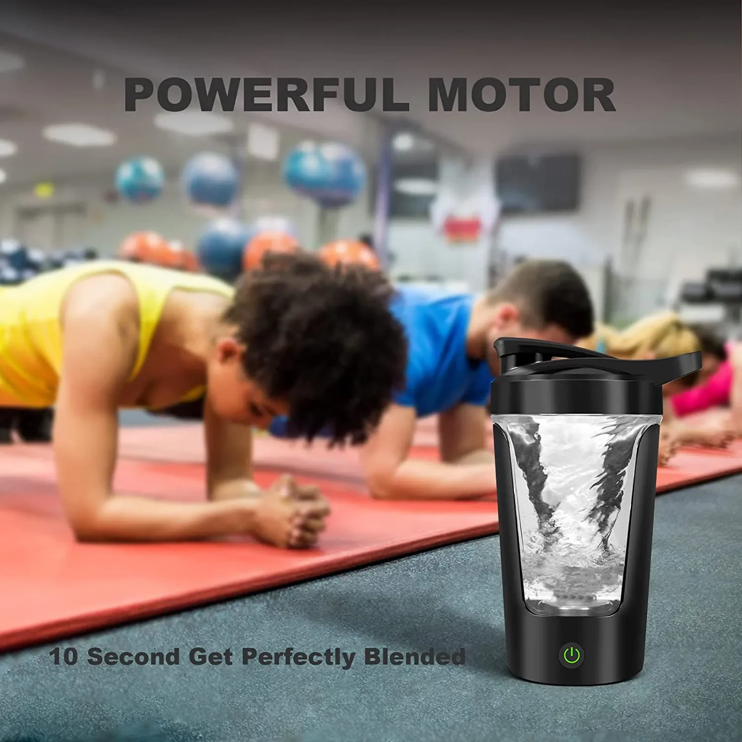450ml Blenders Cup Electric Mixing Cup Portable Protein Powder Shaker Bottle Mixer For Travel Home Office Kitchen Tools