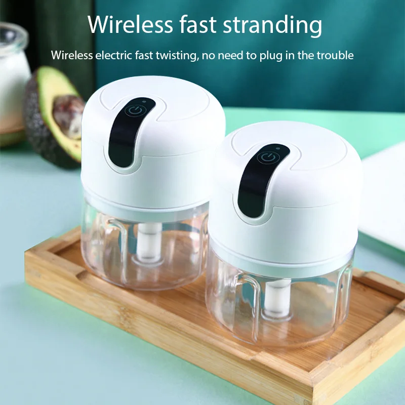 Multifunctional Blenders Electric Household Garlic Masher Meat Grinder Baby Supplementary Food Stirring Garlic Vegetable Chopper