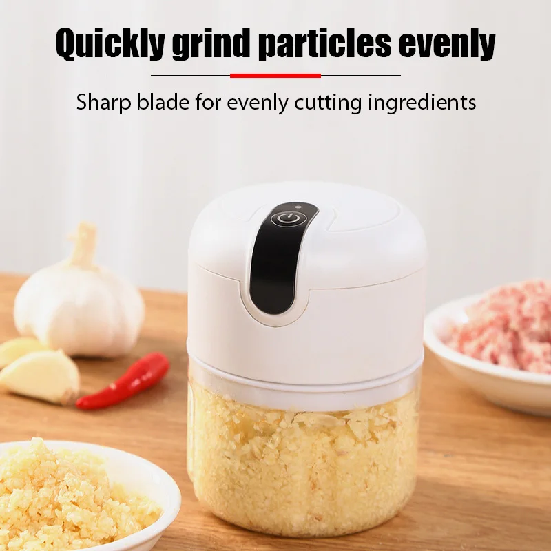 Multifunctional Blenders Electric Household Garlic Masher Meat Grinder Baby Supplementary Food Stirring Garlic Vegetable Chopper