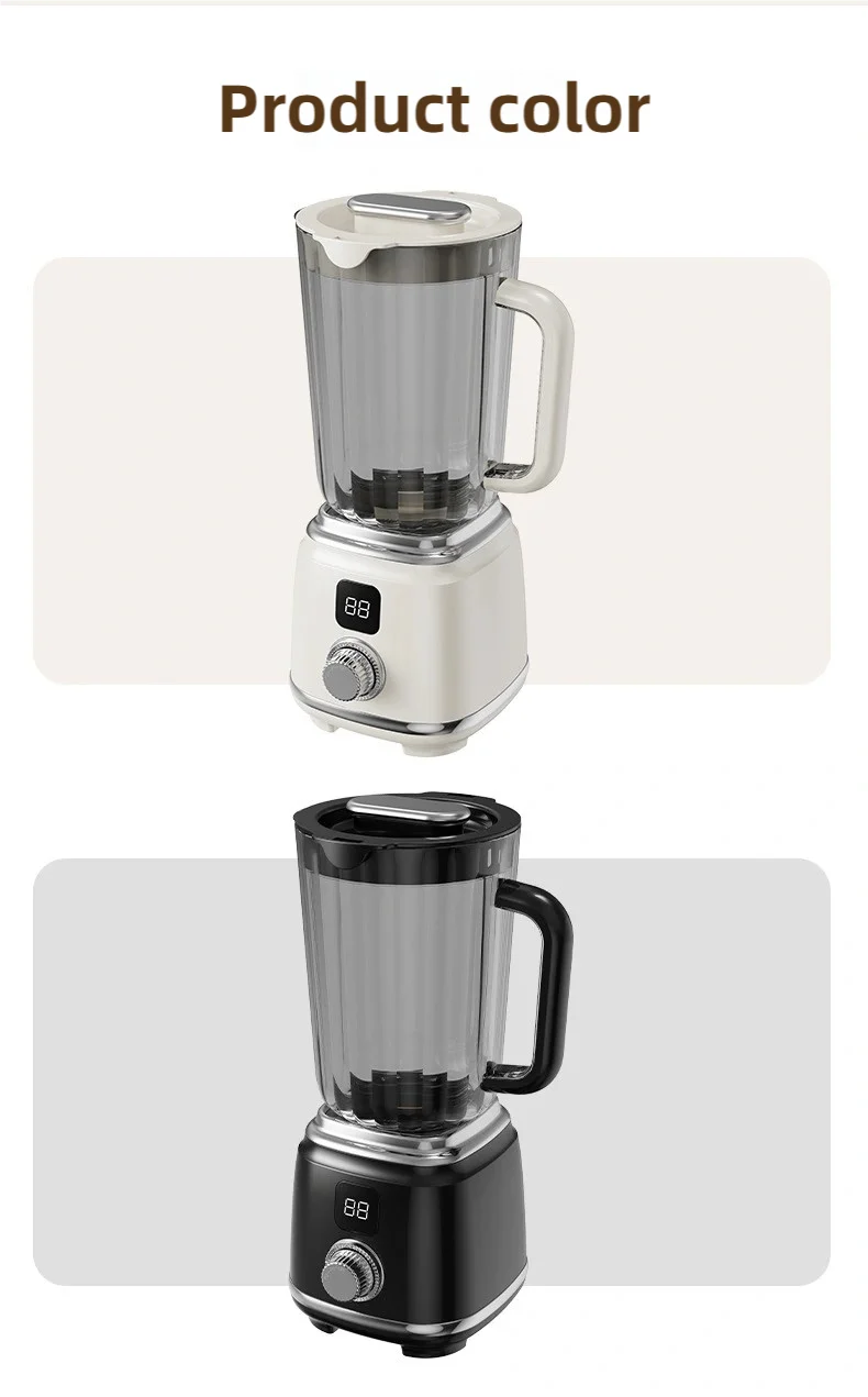 TINSOL New Household Multi-functional Blender with 3000mAh Large-capacity Battery, Ten Blades Extractor Kitchen Utensils