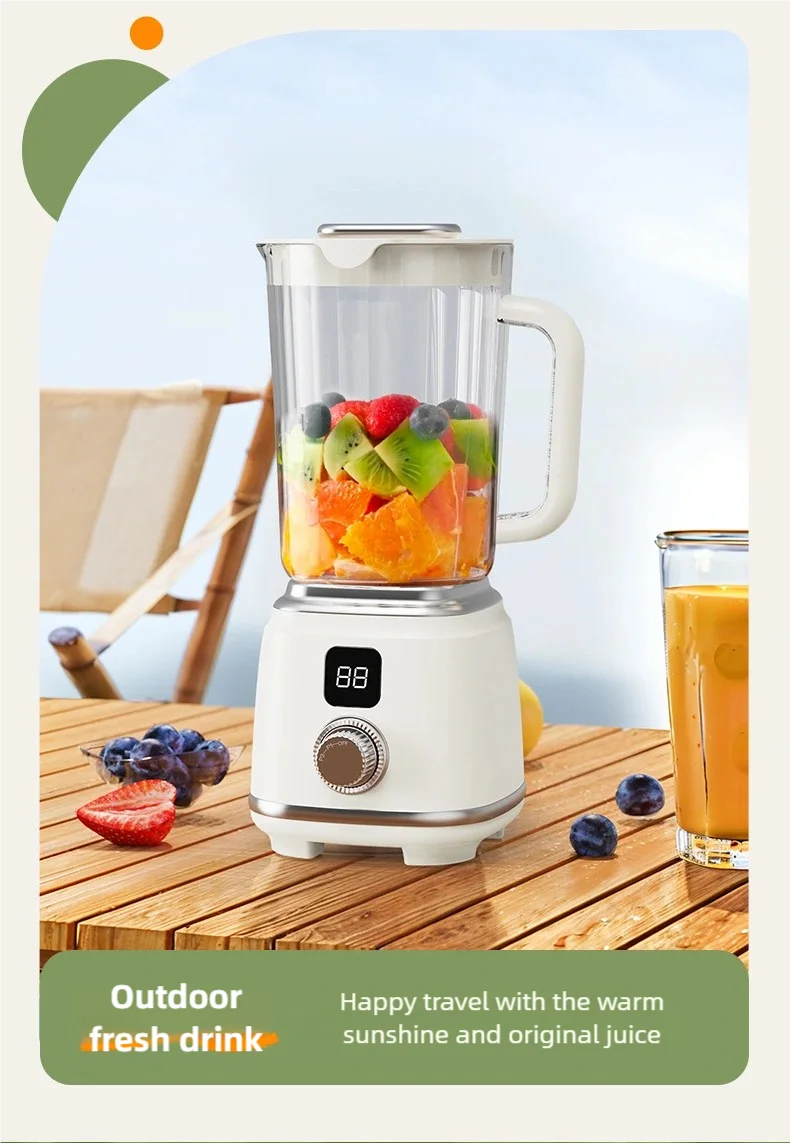 TINSOL New Household Multi-functional Blender with 3000mAh Large-capacity Battery, Ten Blades Extractor Kitchen Utensils