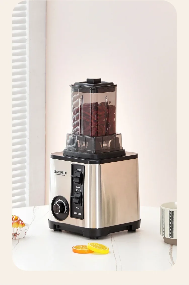 220V 3L Blender 6 in 1 Stainless Steel Icebreaker Large Capacity Wall Breaker Meat Grinder Juicer Household Commercial Salad