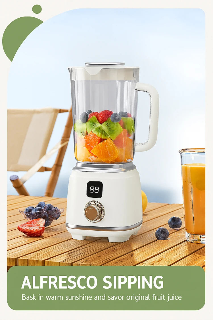 Portable Cordless Blender With 3000mAh Battery, 600ml Juicer Cup, Type-C Charging, Self-Cleaning Smoothie Maker For Travel