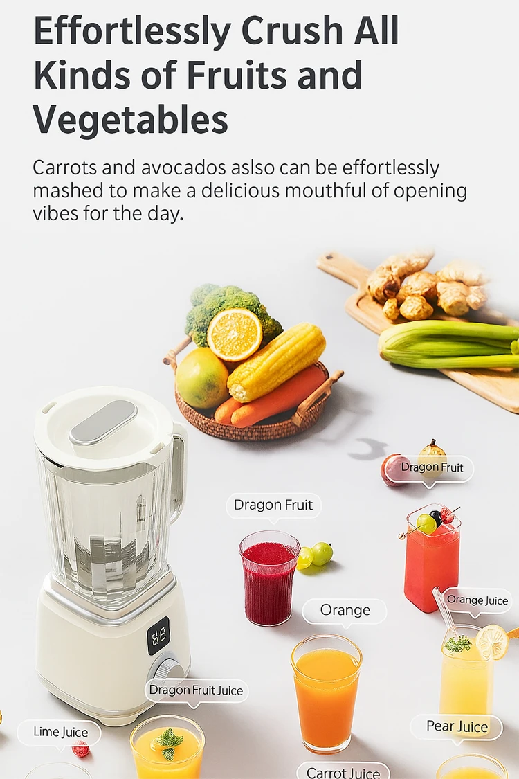 Portable Cordless Blender With 3000mAh Battery, 600ml Juicer Cup, Type-C Charging, Self-Cleaning Smoothie Maker For Travel