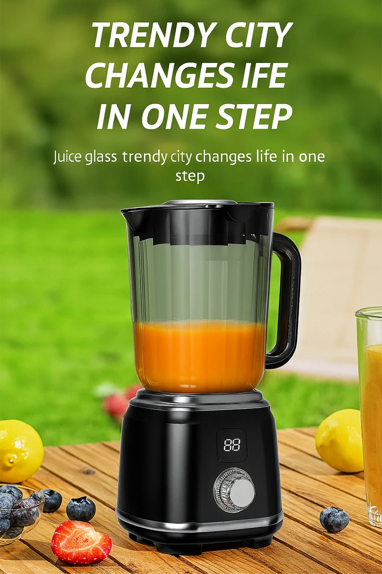 Portable Cordless Blender With 3000mAh Battery, 600ml Juicer Cup, Type-C Charging, Self-Cleaning Smoothie Maker For Travel