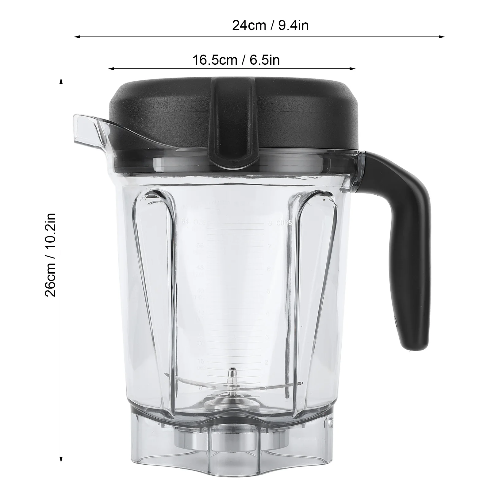 For Vitamix 5300 Blender Pitcher 64Oz Container Replacement Parts Fits For Vitamix C-Series/G-Series Blenders
