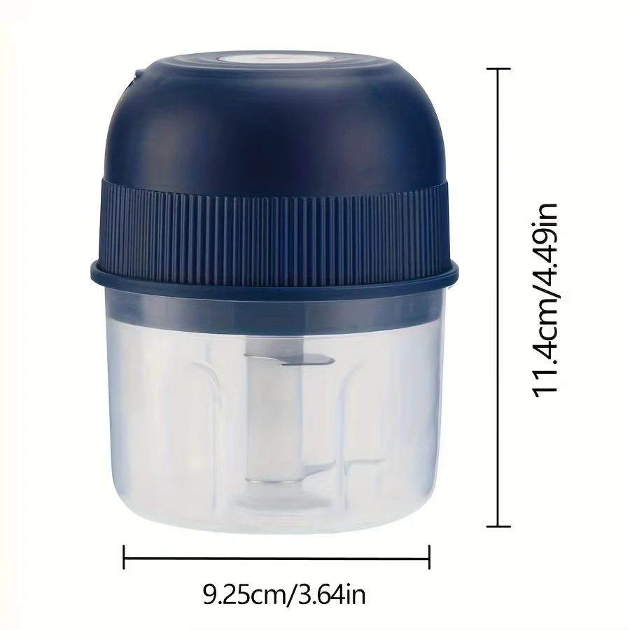 Electric Garlic Masher 260ML Food Blender Household Meat Grinder Onion Chili Vegetable Grinder Kitchen Tools Food Mixer