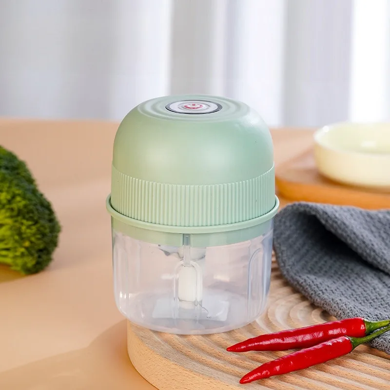 Electric Garlic Masher 260ML Food Blender Household Meat Grinder Onion Chili Vegetable Grinder Kitchen Tools Food Mixer