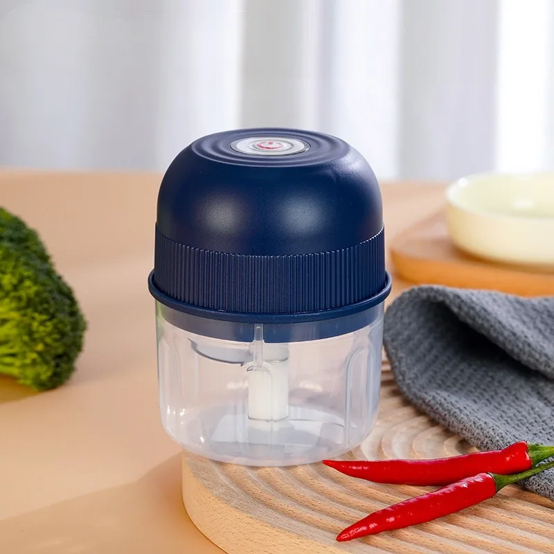 Electric Garlic Masher 260ML Food Blender Household Meat Grinder Onion Chili Vegetable Grinder Kitchen Tools Food Mixer